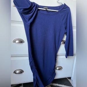 Express Women’s Half Sleeve Ruched Side Shirt